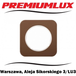 Berker R.1 ramka pojedyncza skóra do białych Warszawa Aleja Sikorskiego 3 LU3 Bartycka
